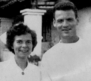 Liz and Ev Fuller in the early years of their missionary medical careers.