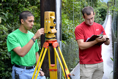 LAR interns 2013 Surveying Kevin Mark lr