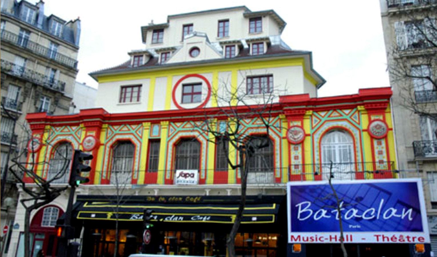Bataclan, the concert hall in Paris where 89 of the 130 fatalities took place during the terrorist attacks of Nov. 13.