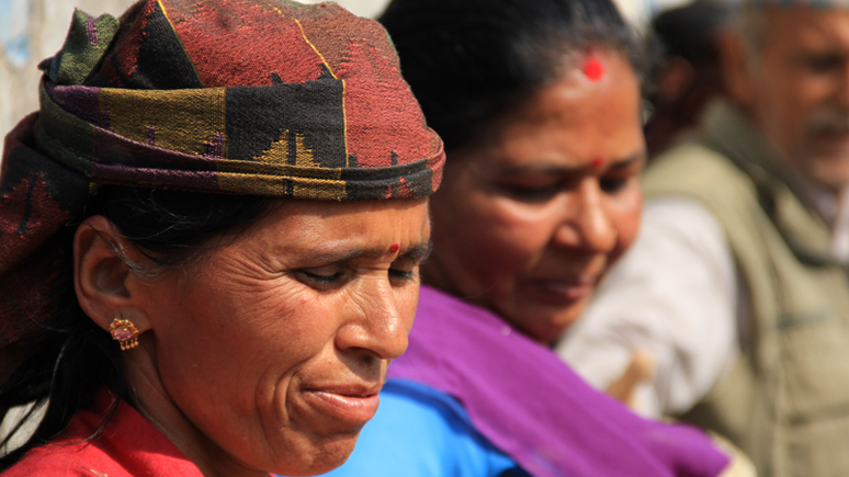 Hindu women in Nepal, a country with about 34 unreached people groups.