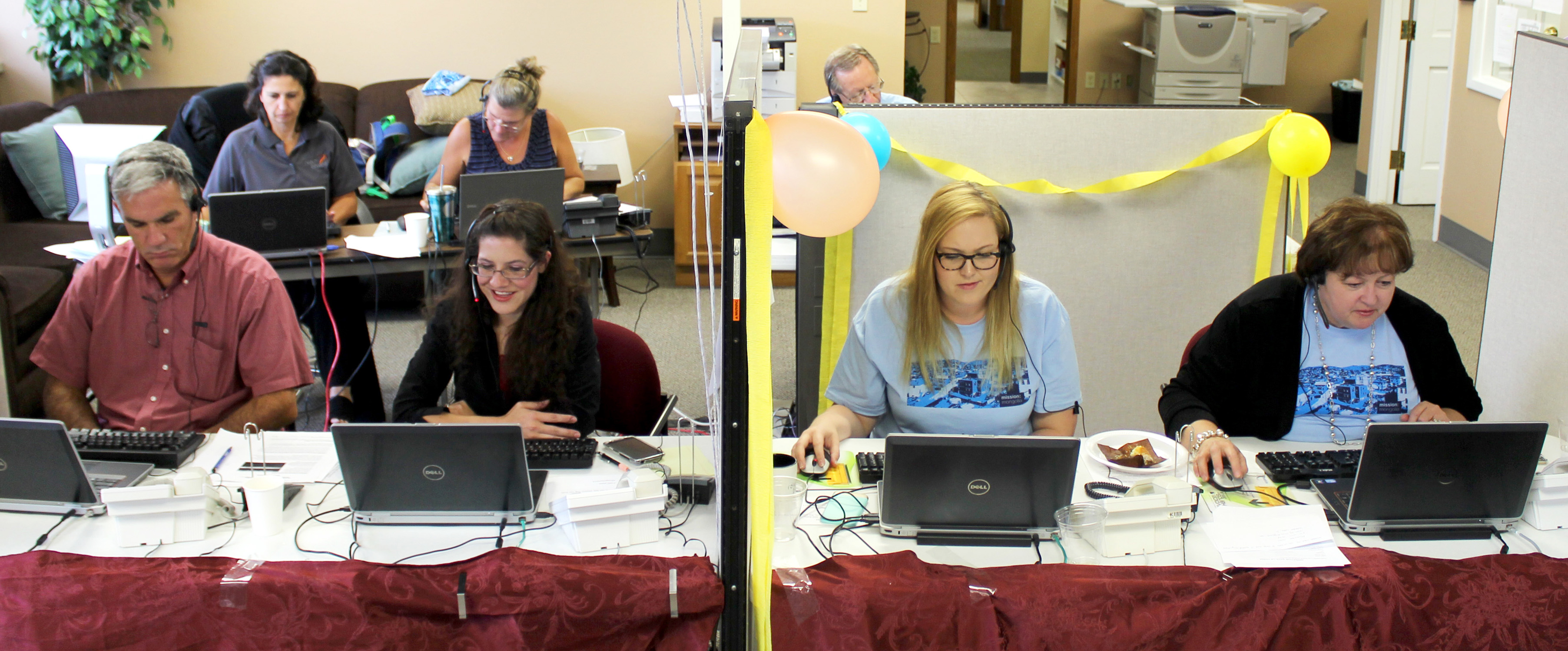 Phone bank set up in Colorado Springs received nearly 700 calls from listeners to make gifts/pledges in two days.