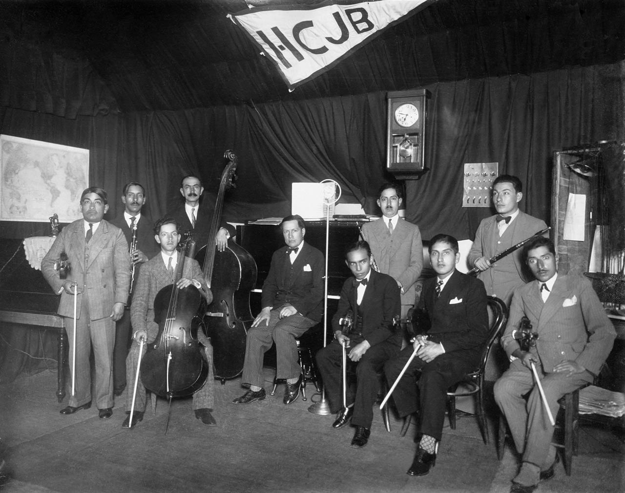 The Vozandes Orchestra - Clarence hired the best musicians he could find to perform live music on Radio Station HCJB