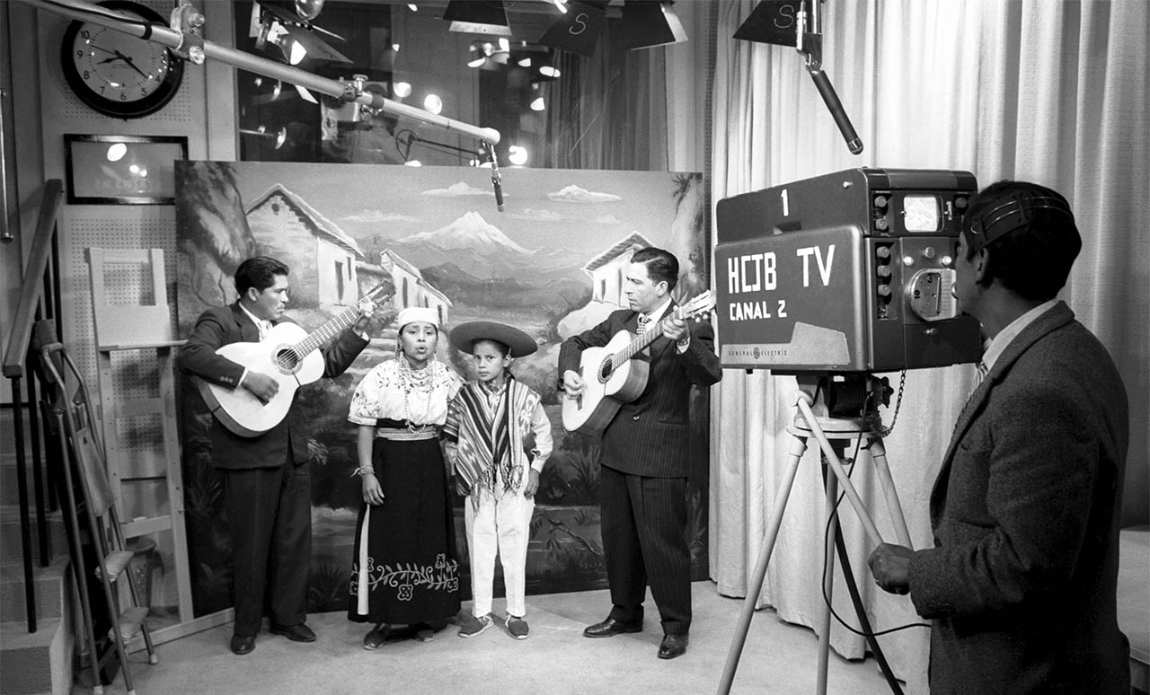 Ecuadorian musical artists were a popular part of HCJB-TV's programming.