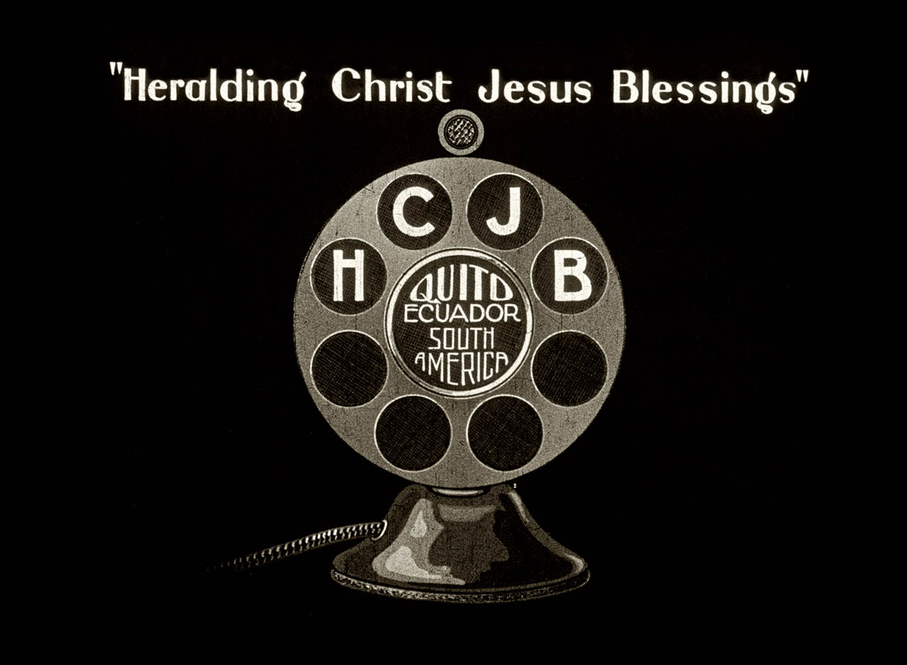 Clarence Jones made a movie in 1930 to show people the country of Ecuador and introduce them to Radio Station HCJB. 