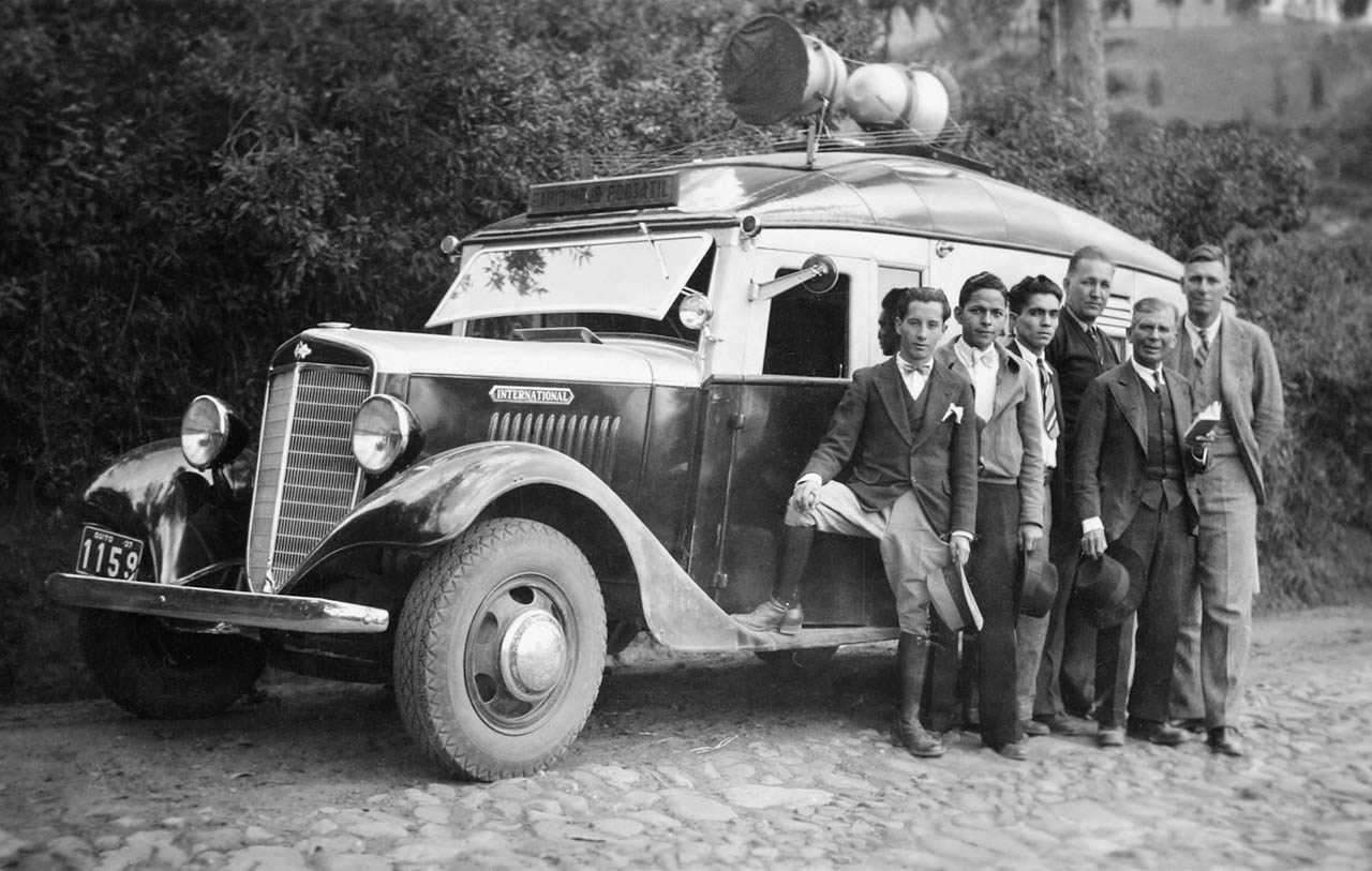 HCJB's Gospel Sound Truck was a mobile radio station equipped with a generator, receiver, transmitter and loudspeakers that proclaimed the Gospel all over Ecuador.