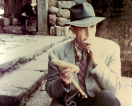 Stan Houghton as a young missionary in Ecuador.