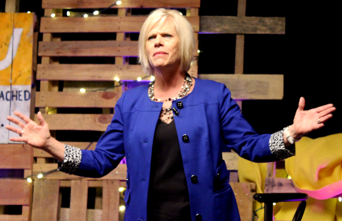 Becky Harling challenges families to learn more about unreached people groups around the world.
