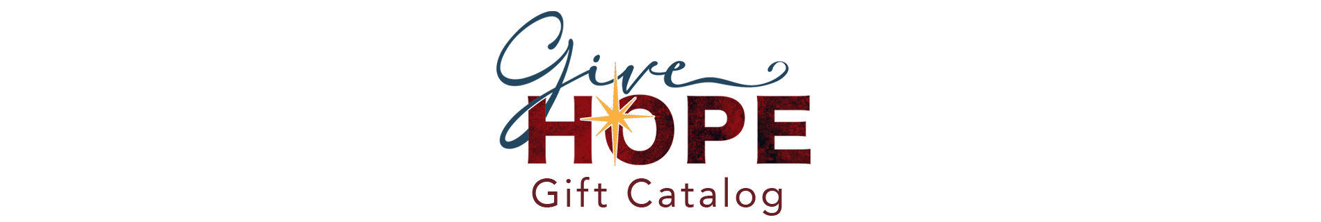 Give Hope Gift Catalog banner
