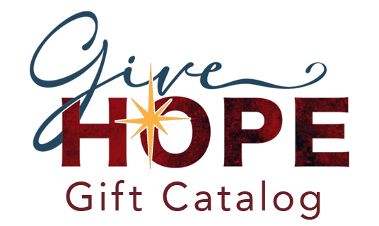 Give Hope Gift Catalog banner