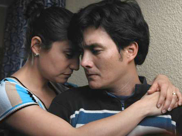Jacobo Muñoz (Marco De la Torre) and Jade Muñoz (Ana María Vera), two of the key characters in 'Tal Vez Mañana.'