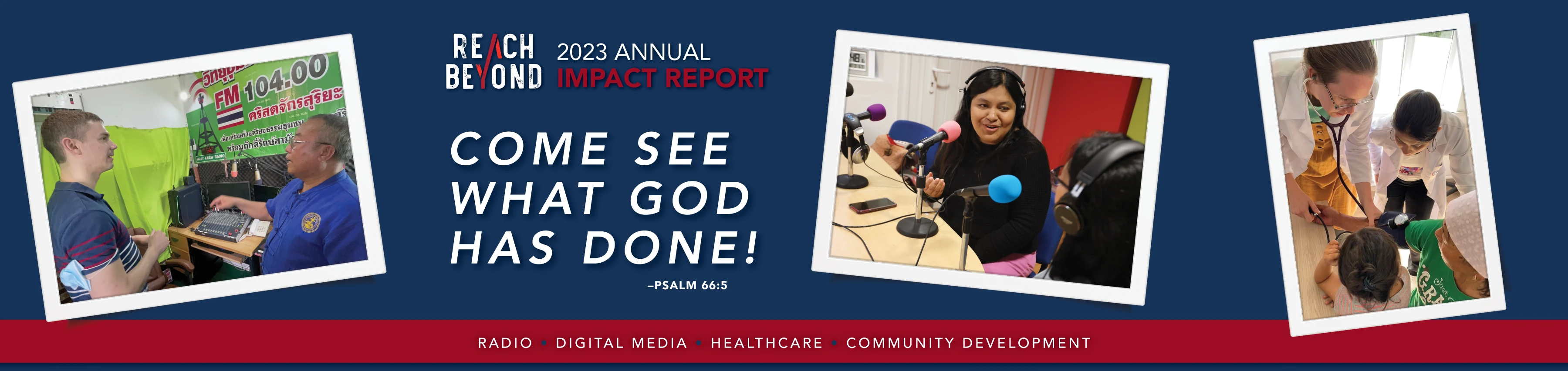 2023 Annual Impact Report Banner