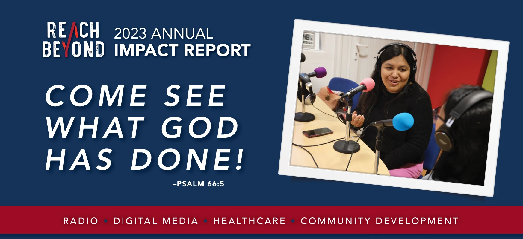 Annual Impact Report Banner