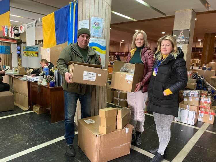 Reach Beyond UK worked with the local church to gather supplies for Ukraine