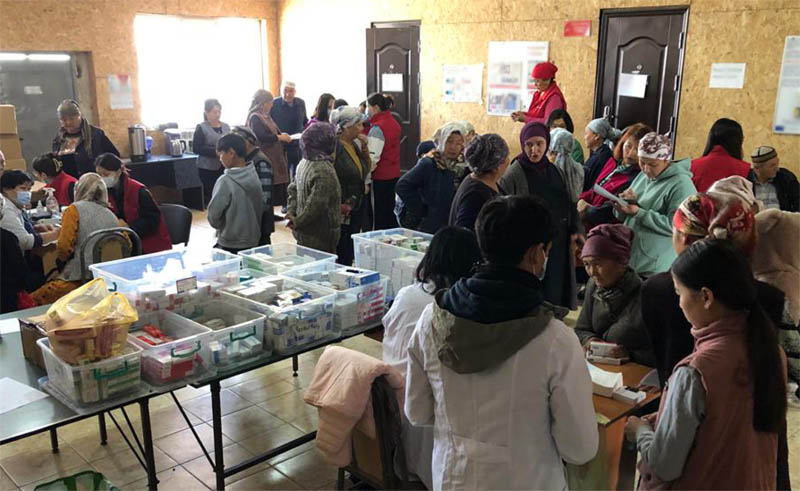 medical clinic in a rural village