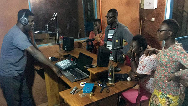 Togo FM radio station on the air
