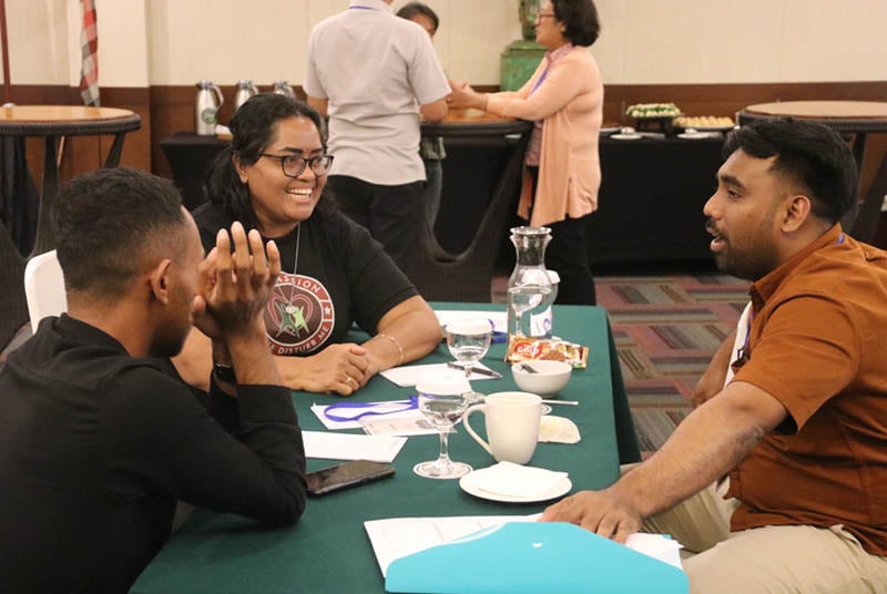 Breakout groups enable station managers to learn from one another as well as encourage and pray for each other.