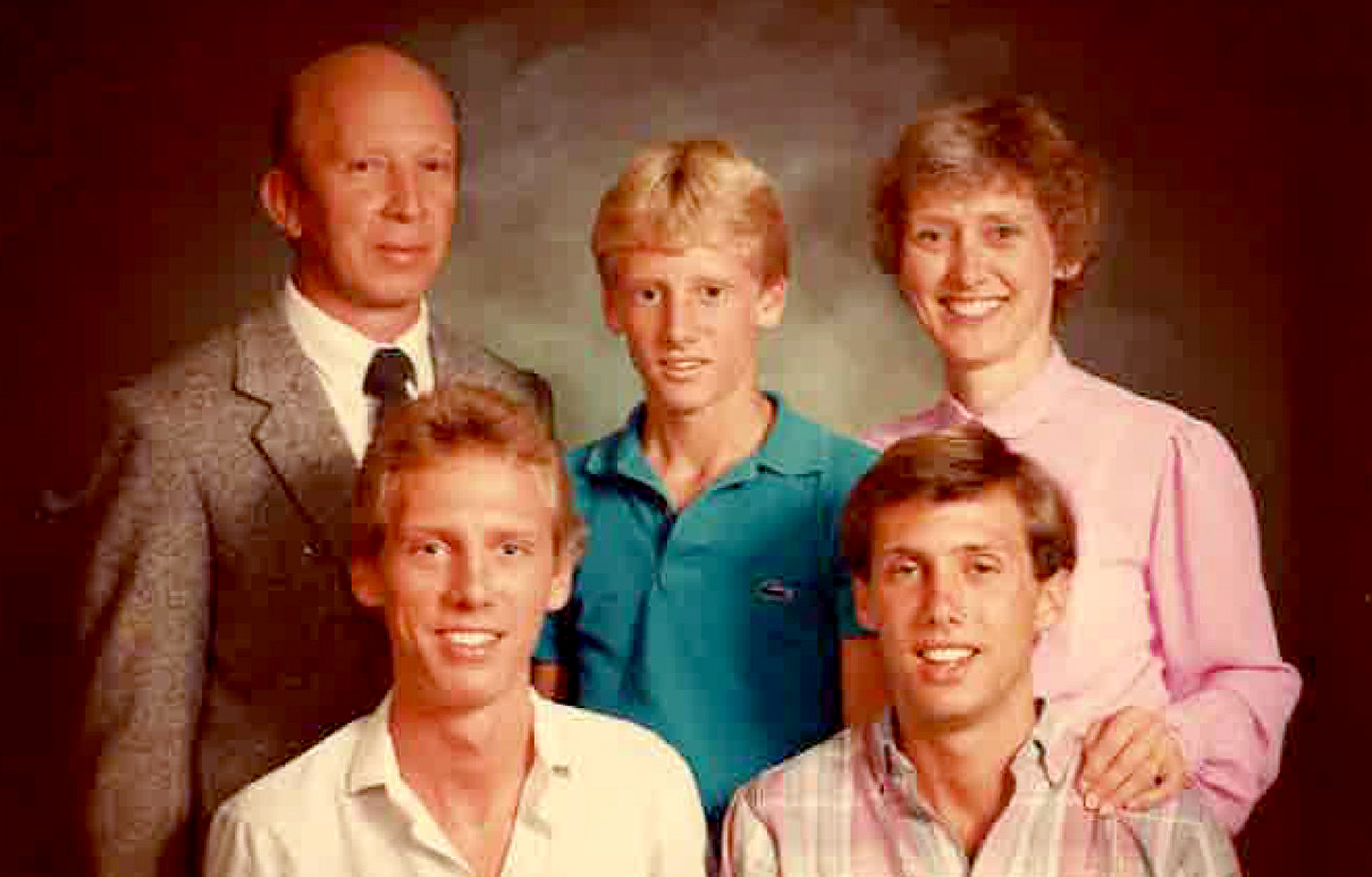 Norm & Kay Emery with sons Tad, Pete and Nate.