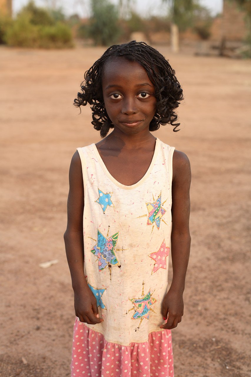 Small child with Curly hair