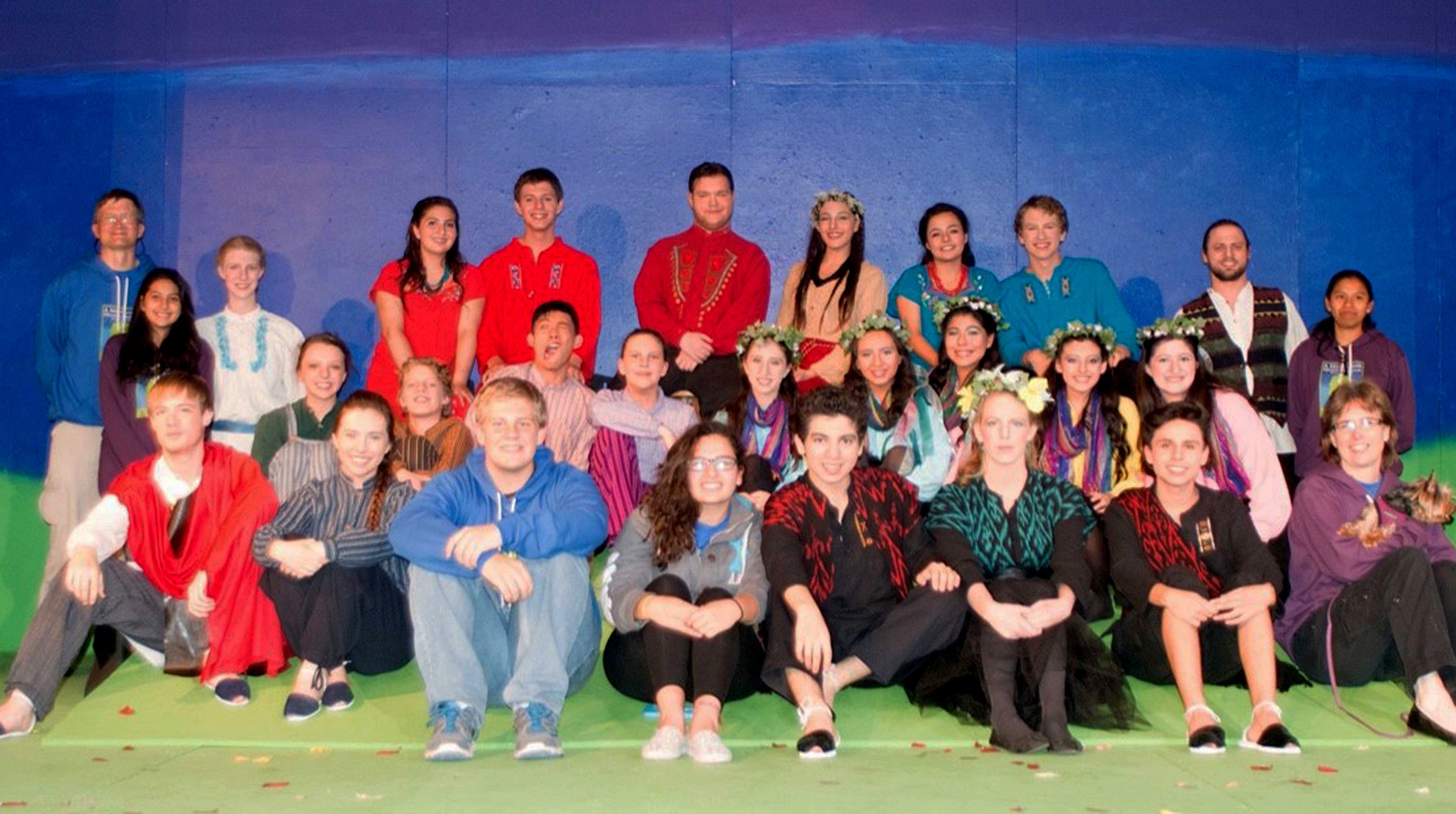 Quiring with the cast of "A Midsummer Night’s Dream."